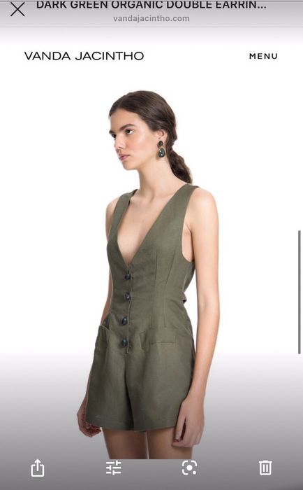 Brincos - Vanda Jacintho - Nunca Usado