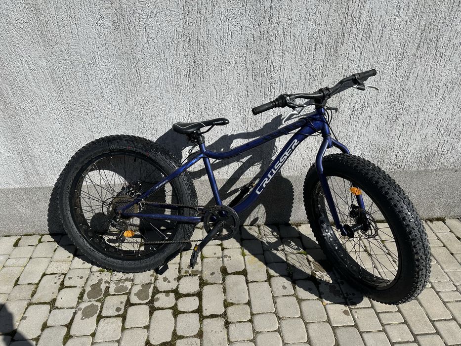 Велосипед фэтбайк Crosser Fat Bike синий