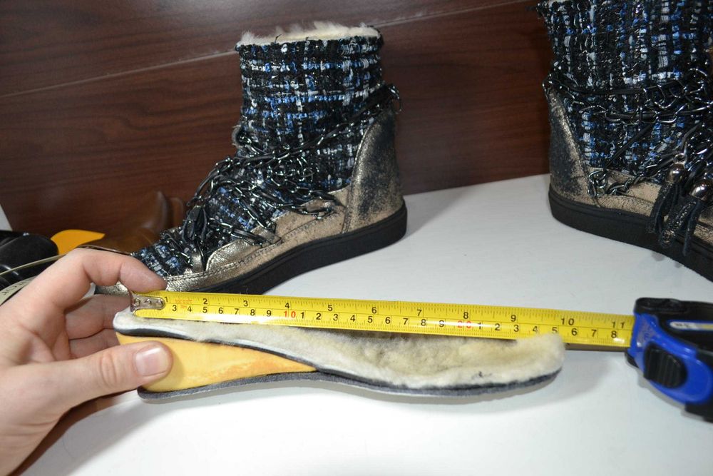 inuikii ugg 39р уги зимние сапожки кожаные оригинал на меху