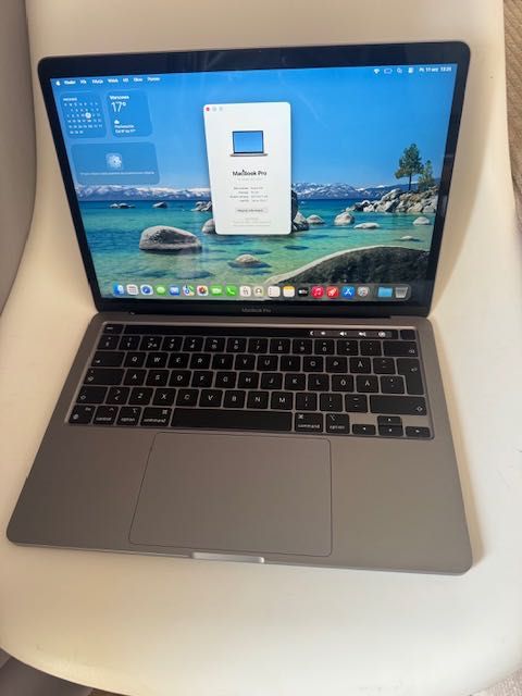 MacBook Pro 13 2022 / M2 / 16GB DDR5 / 512GB SSD / BAT 92% / 13.3" 2560x1600 Retina