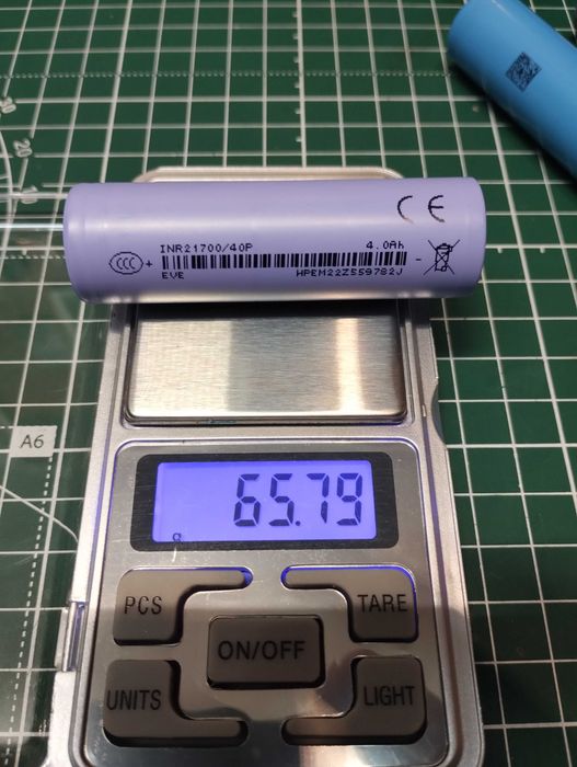 НОВІ 21700 Акумулятори EVE 40P 10mOm 50А