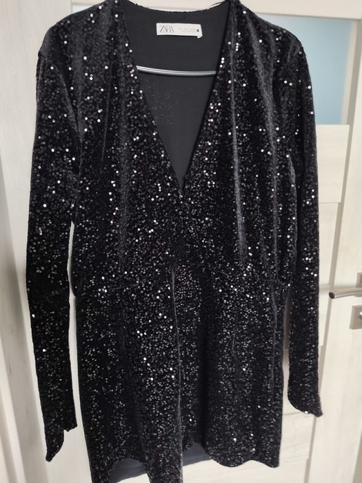 Sukienka damska cekinowa Zara L