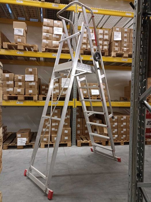 Drabina magazynowa aluminiowa Faraone 200/SM
