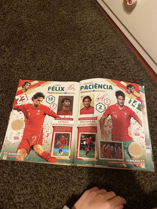 Caderneta FOME DE VENCER completa 2021