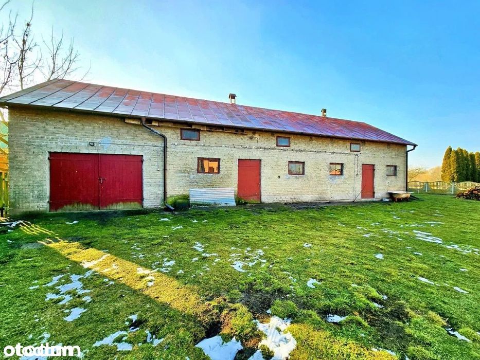Działka budowlana z budynkami gospodarczymi | MPZP | 2351 m2