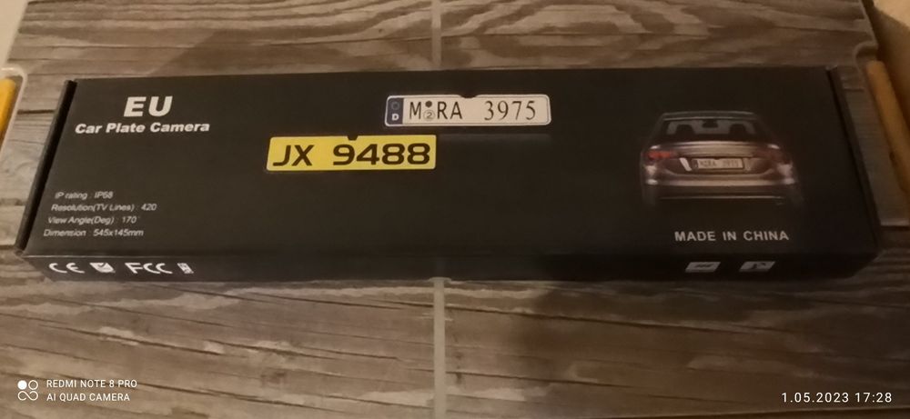 Kamera cofania do auta zewnętrzna