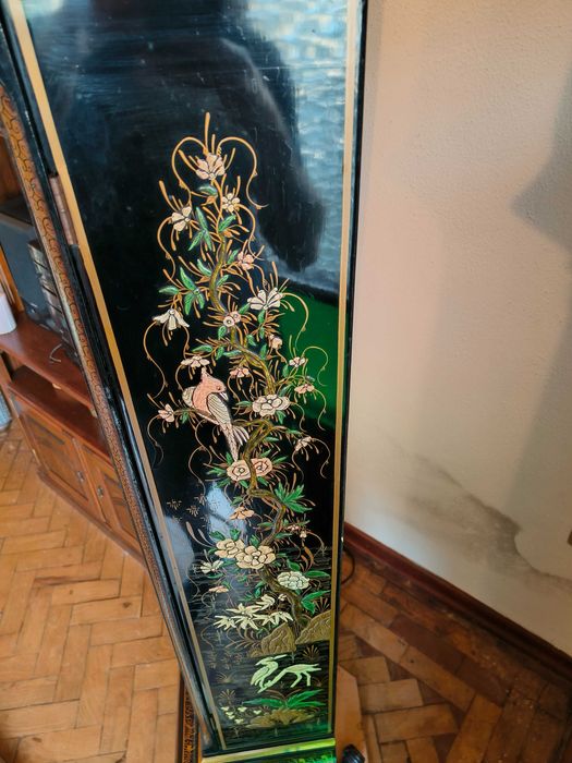 Espetacular Relógio de Sala Chinoiserie – Melodia Ave Maria de Fátima