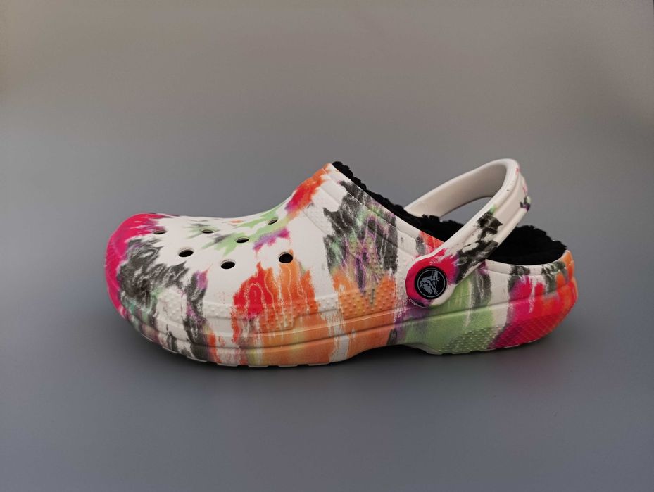 Крокси Crocs Classic Tie-Dye Lined Clog (35-41) Оригінал!