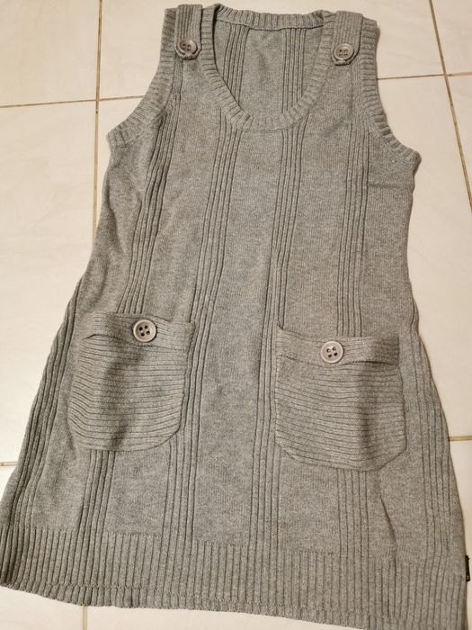 Ciepły szary sweterek r. M