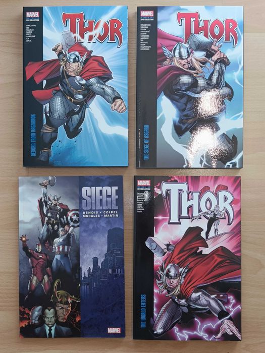 Thor Modern Era Epic Collection :Reborn from Ragnarok, The Siege of Asgard, The World Eaters, Siege tp