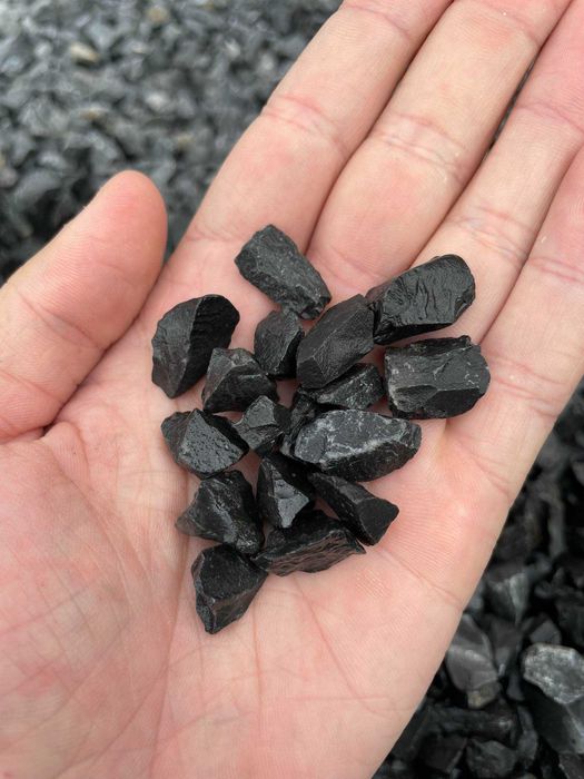 Czarny Bazalt Grys Bazaltowy Kamień Dekoracyjny Akwarium Opaska