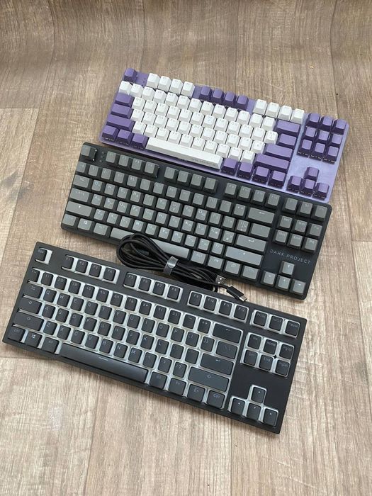 »ТОП Ігрова клавіатура Dark Project KD87A One Saphire 80% PBT Pudding