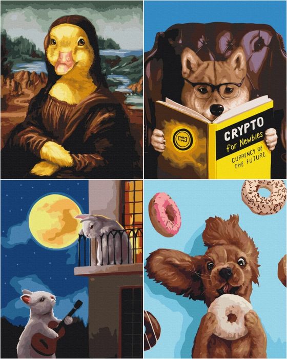 Топ Картина по номерах, малювання по номерах фарбами, набір для творчо