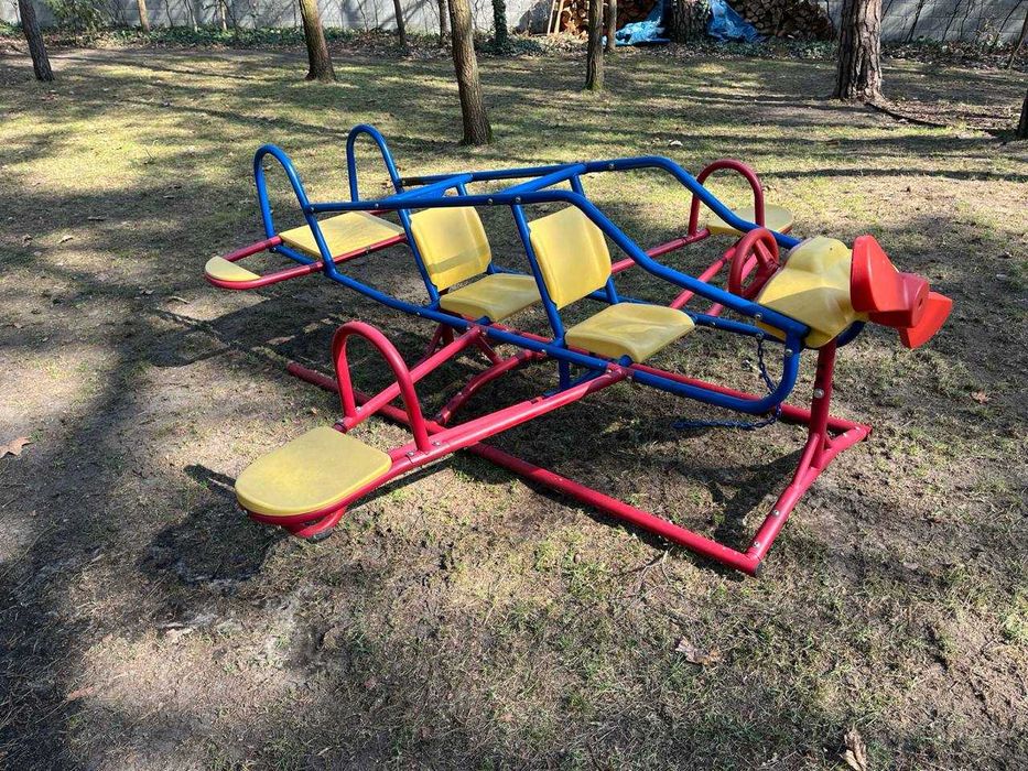 Samolot huśtawka do ogrodu