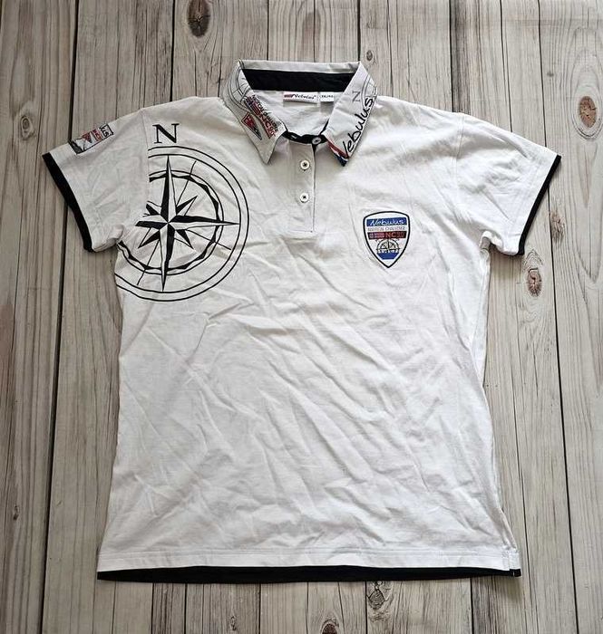 Koszulka polo Nebulus XXL biała