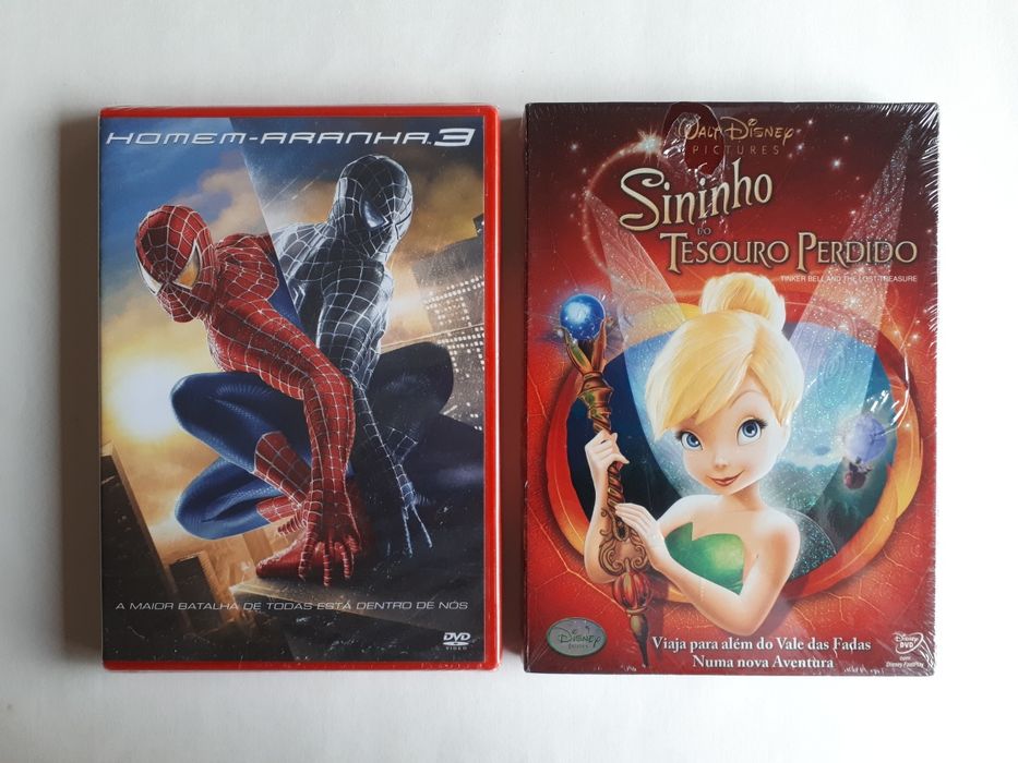 DVD Sininho / Homem Aranha 3 (Selados)