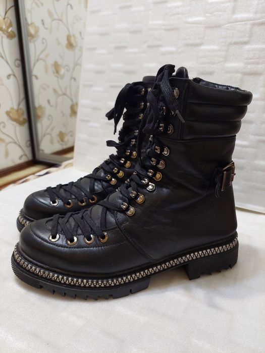 Зимові ботинки, натуральна шкіра, 40 розмір