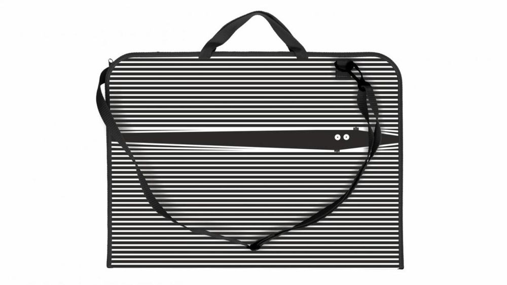 Teczka na rysunki A3 z nadrukiem stripes Biurfol ,520x380 mm