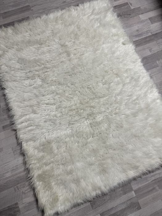 Килим білий. Коврик 120*164