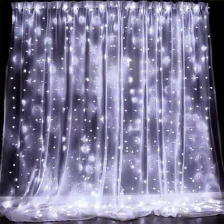 Світлодіодна Водонепроникна Гірлянда-штора 3*2м USB 200 LED Пульт ДК