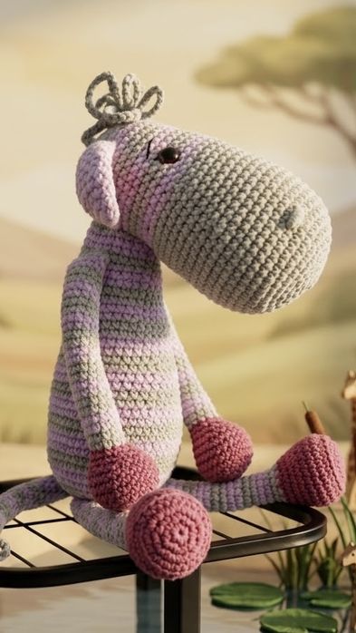 zebra amigurumi handmade doll artesanal