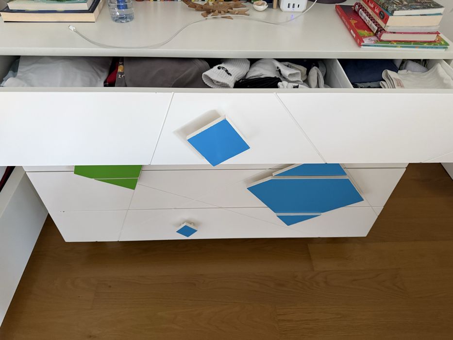Cómoda de criança 1,20*80*50cm