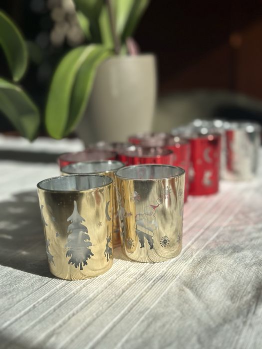 Castiçais (Tea lights) de Natal