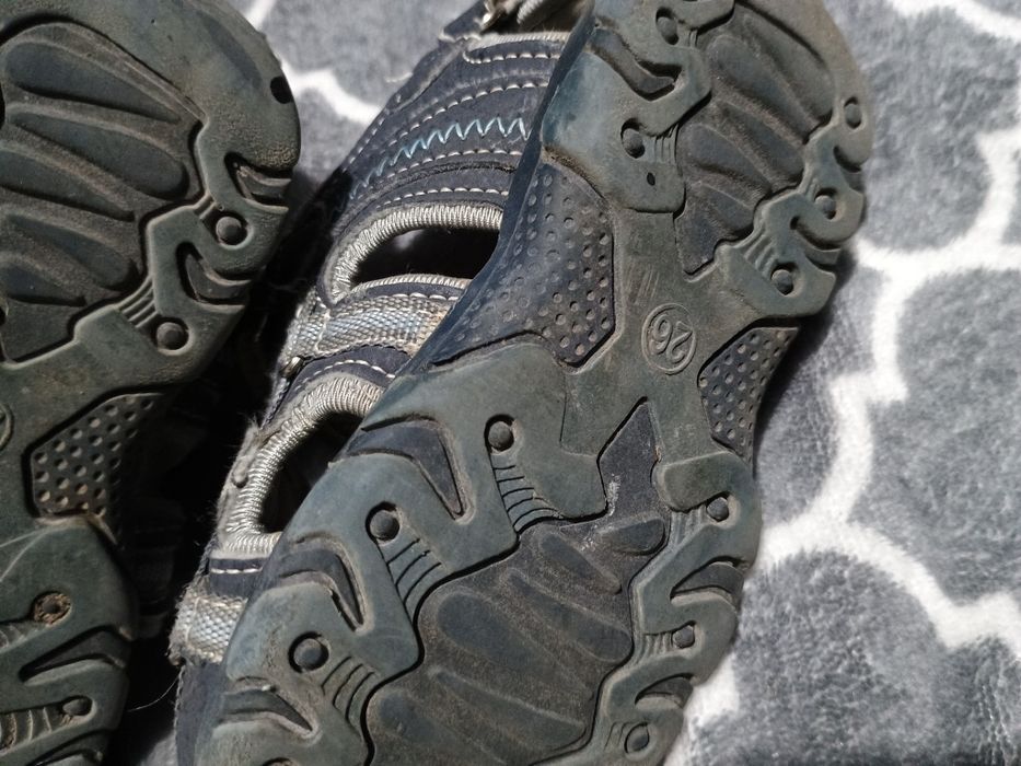 Niebieskie szare buty sandały sandałki r. 26