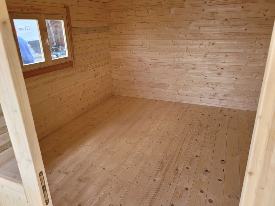 od ZARAZ letniskowy DOMEK z tarasem*balik aż 34mm*6x4*24m2*super CENA