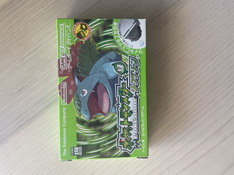 Pokemon Leaf Green completo Japones GBA