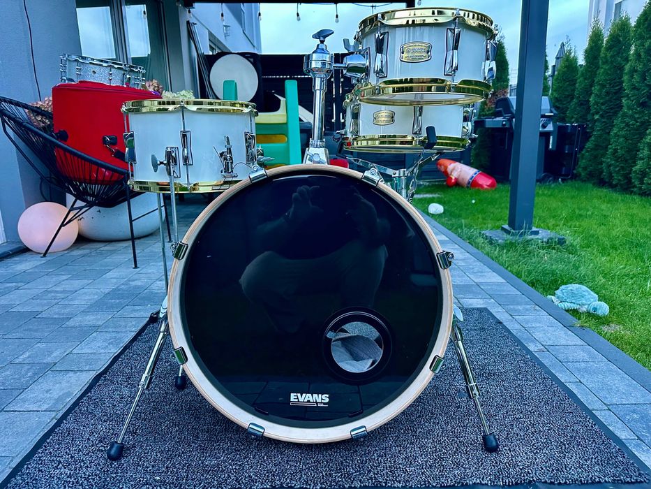 Perkusja Yamaha Stage Custom Hip, pokrowce i dodatki