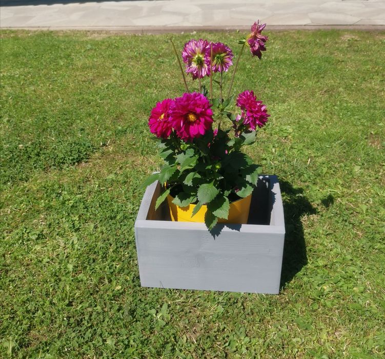 Doniczka Donica drewniana