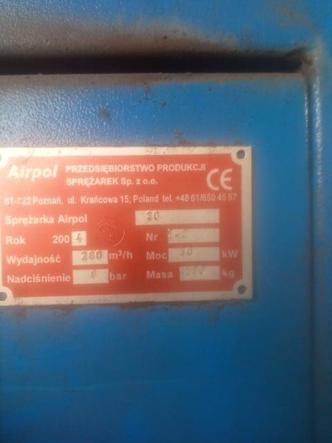 Sprężarka śrubowe Airpol 30kw kompresor