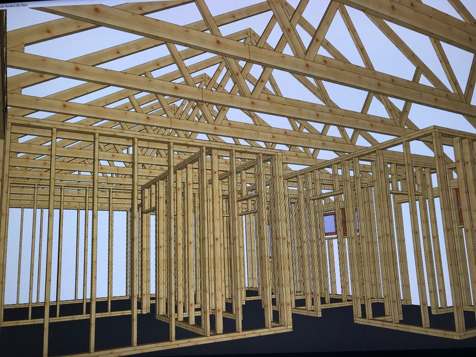 KONSTRUKCJA dom modułowy drewniany szkieletowy parterowy PARTERO 110