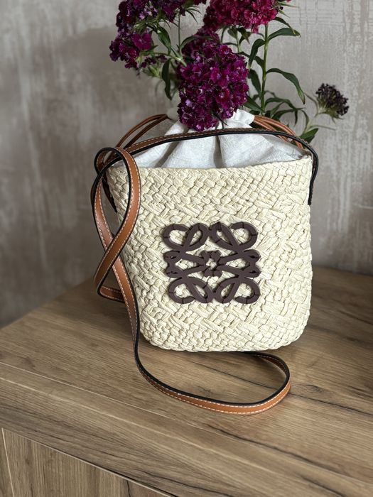 Літня сумка Loewe рафія солома