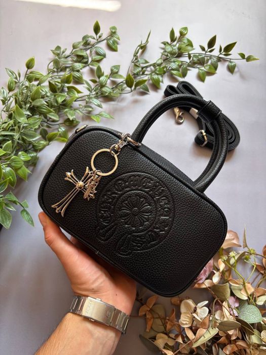 Без Предоплат ‼️ Сумка  Chrome Hearts Чорний колір Екошкіра