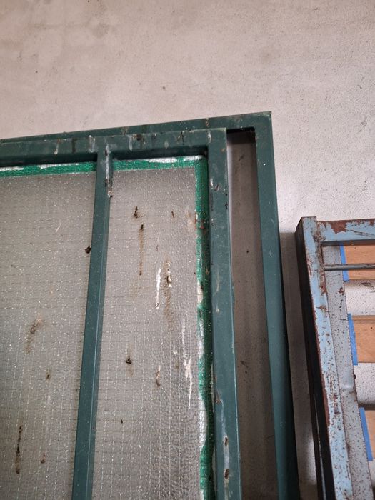 Portao  e aro ferro verde