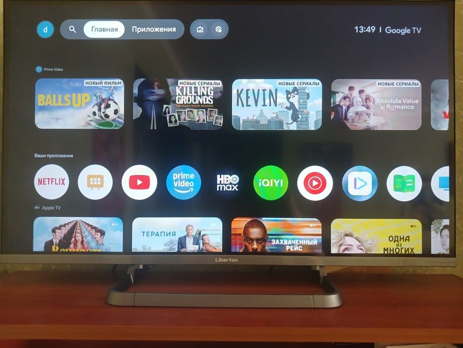 Playstation 4 slim 500гб, + джойстик(один) + диск + телевизор(Google TV)