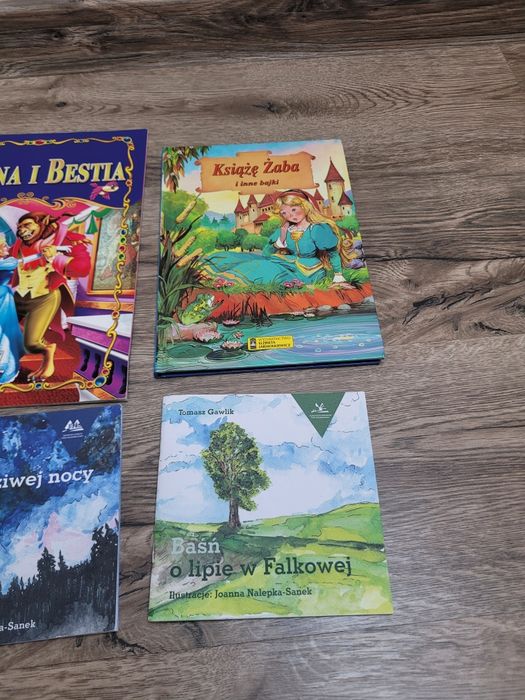 Baśnie bajki Piękna i bestia, Książę żaba, baśń o lipie, o prawdziwej