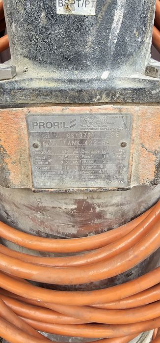 Pompa Górnicza do brudniej wody Afec PRORIL Tank FS422  tank 422R