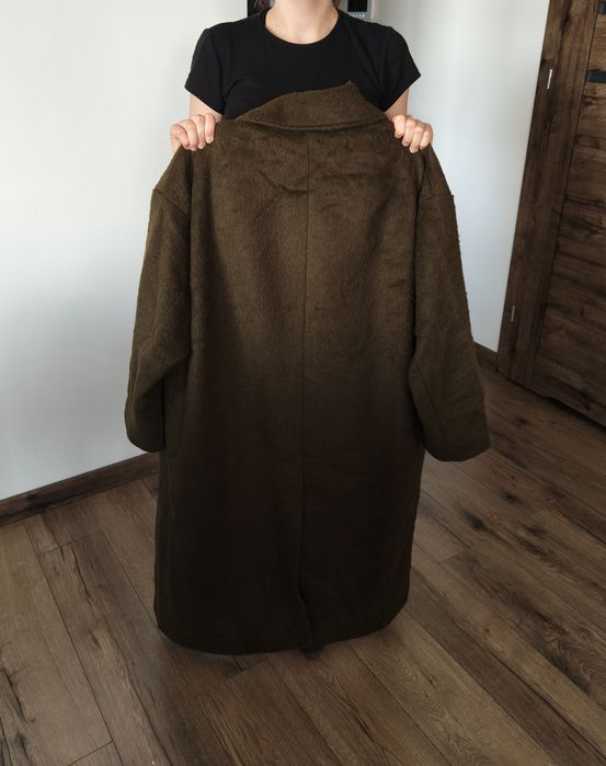 Plasz damski zielony ciemny 48 4XL Bonprix
