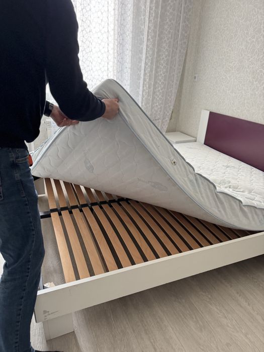 Ліжко двоспальне 160х190 + матрац