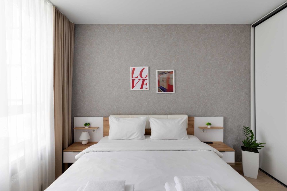 Двухкомнатные апартаменты делюкс в апарт-отеле "Nyvky Residence"