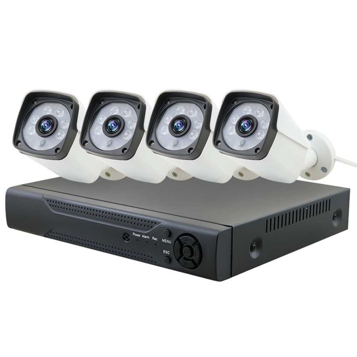 Circuito video vigilancia 4 cameras IP POE 8mp 4k ANDROID IOS iphone64171284458499121