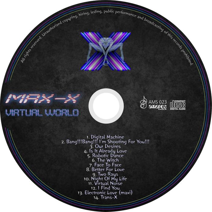 MAX-X - WIRTUAL WORLD (Italo Disco / Synth Pop)