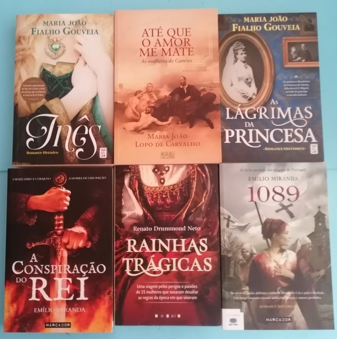 22 Romances históricos NOVOS-Desde 6,90€-Portes grátis na compra de 2