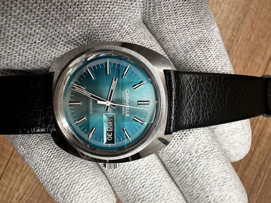 Caravella by Bulova Set-O-Matic NOS