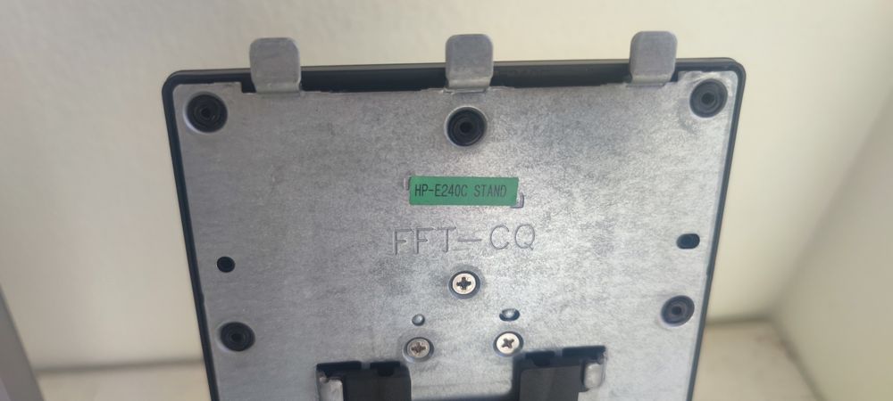 2 suportes de monitor hp reguláveis em altura