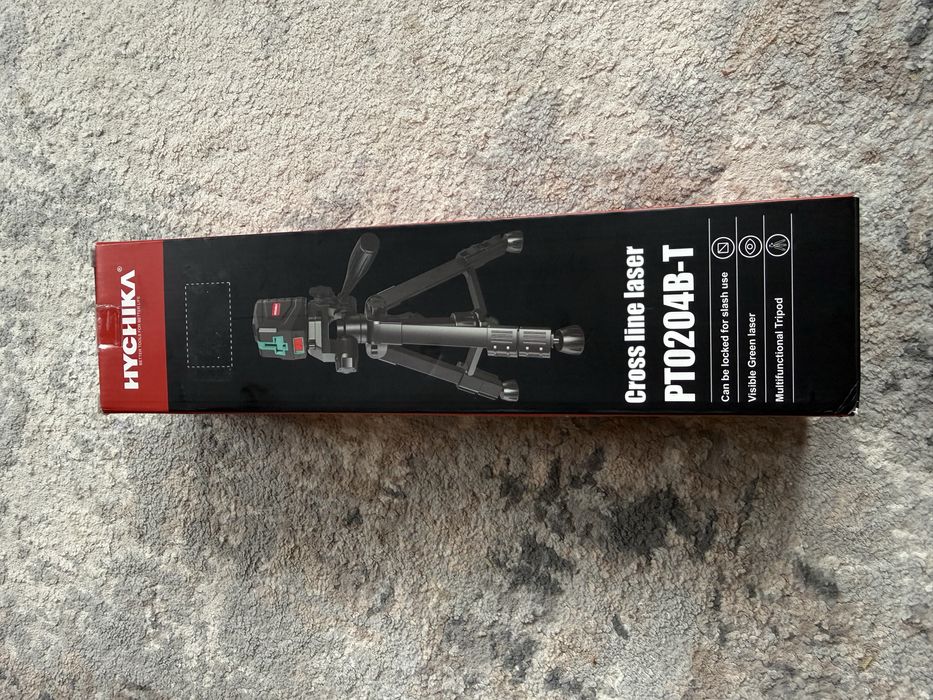HYCHIKA Cross Line Laser PT0204B-T лазерний рівень із штативом