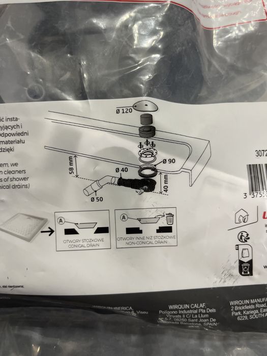 Syfon brodzikowy schedpol ultraslim